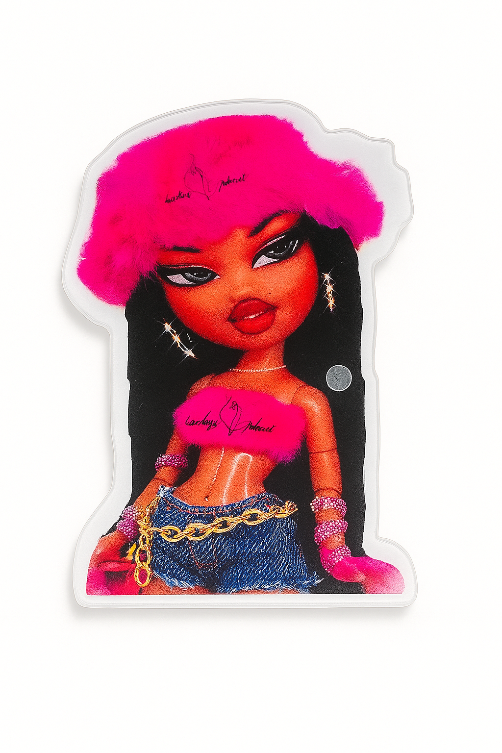 Bratz Lash Tile – Y2K Glam Acrylic Lash Organizer for Trendy Lash Artists