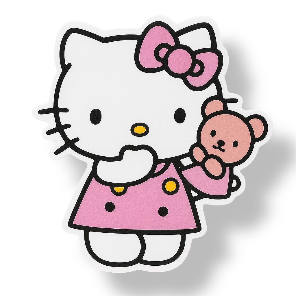 Lash Tile, Hello Kitty lash tile, eyelash extension tile, lash pallet, lash brush Hello Kitty, acrylic lash tile