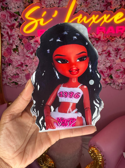 Bratz Lash Tile – Y2K Glam Acrylic Lash Organizer for Trendy Lash Artists