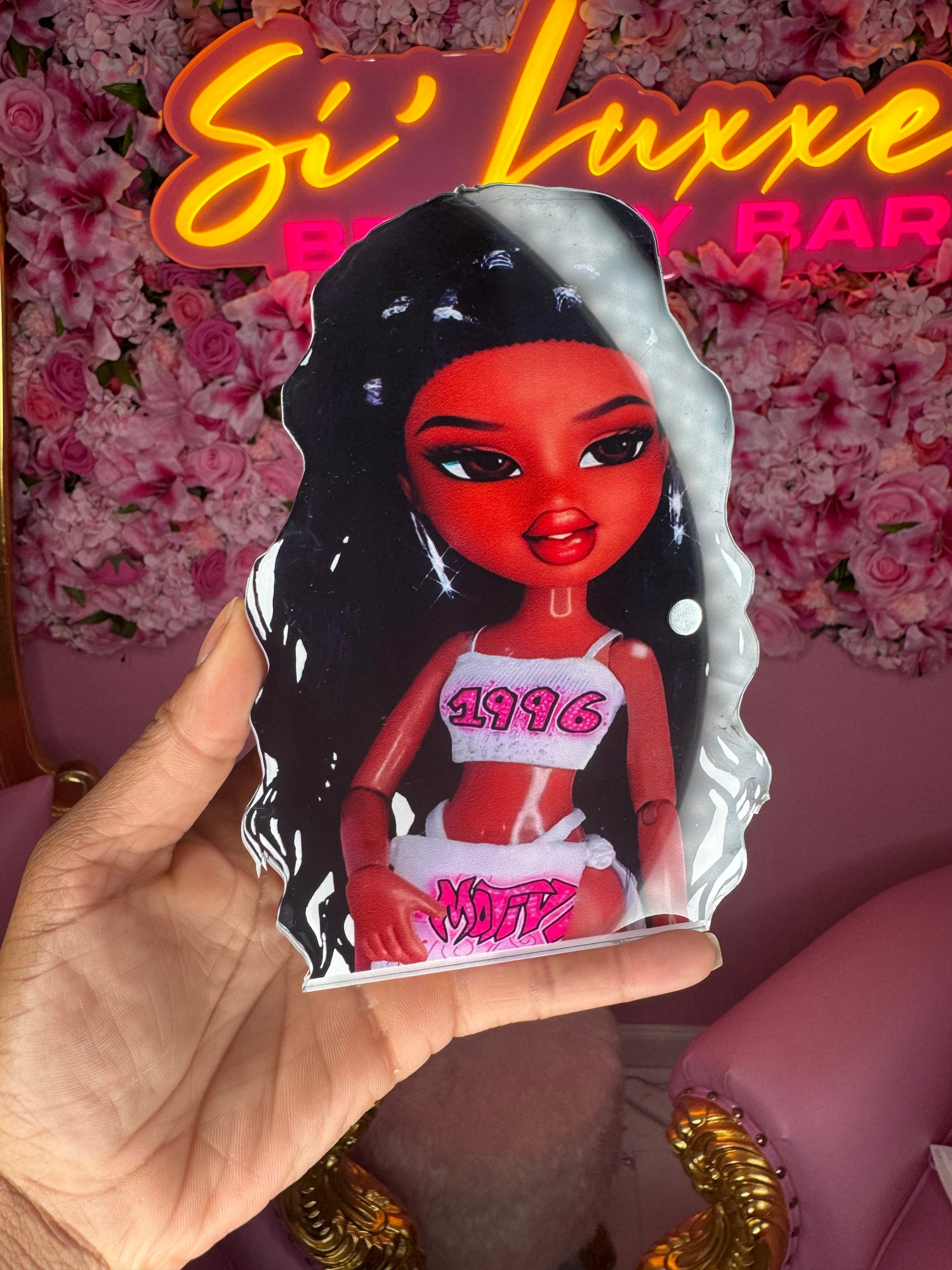 Bratz Lash Tile – Y2K Glam Acrylic Lash Organizer for Trendy Lash Artists