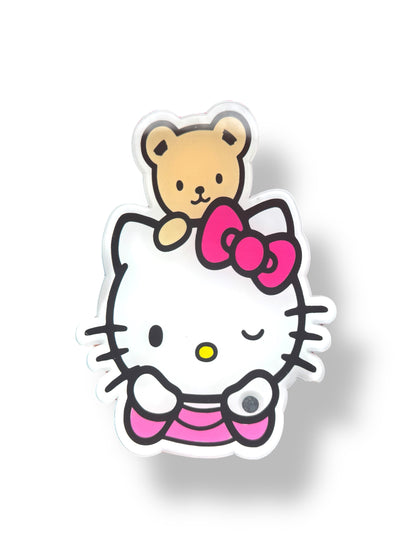 Hello Kitty Lash Tile – Cute Pink Acrylic Lash Organizer for Lash Artists